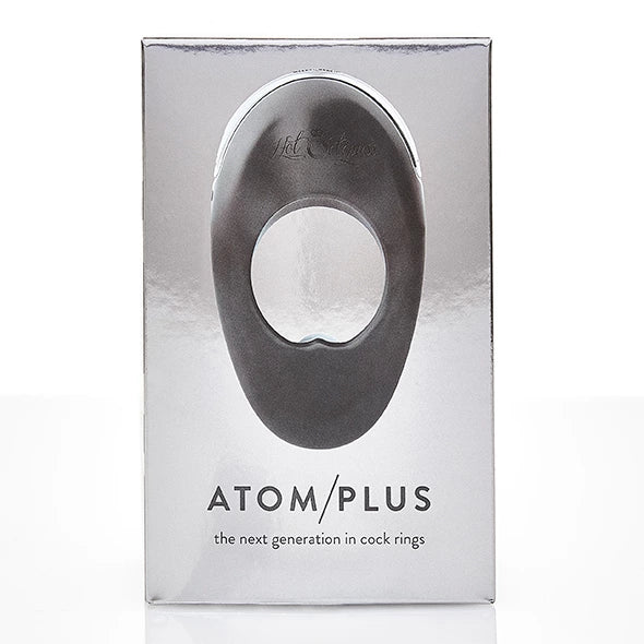 Hot Octopuss Atom Plus Black - vibrating ring, dual motor, black