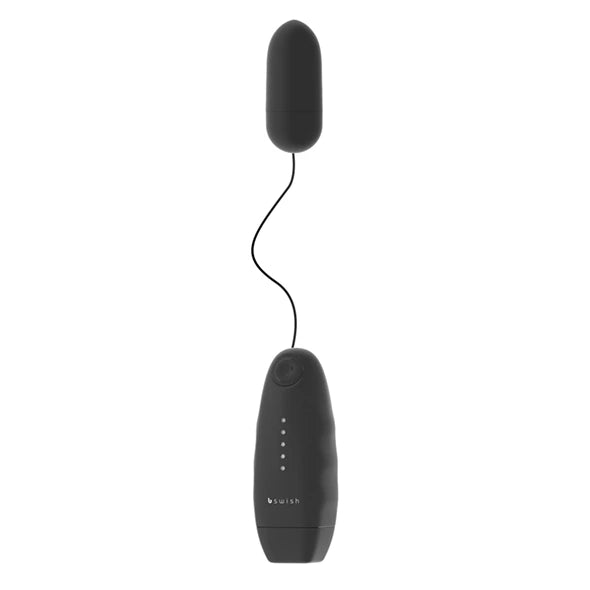 B Swish Bnaughty Classic Black - waterproof vibrating egg 5 modes