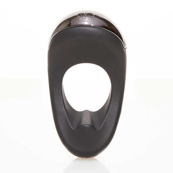 Hot Octopuss Atom Plus Black - vibrating ring, dual motor, black