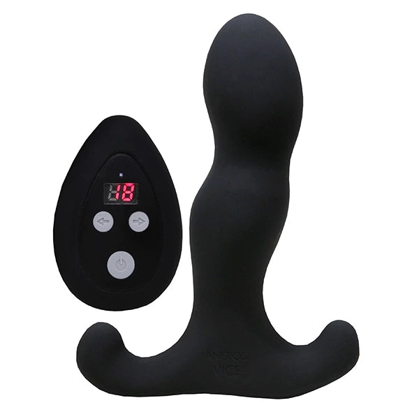 Aneros Vice 2 Black - massager with two motors and wireless remote control