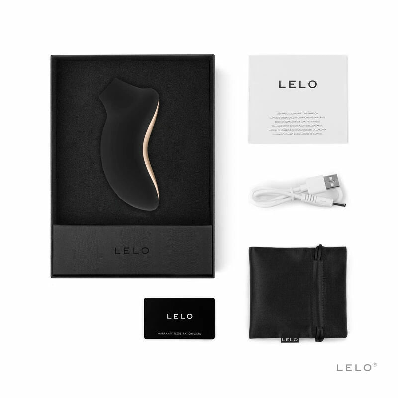 LELO SONA 2 Cruise Black - advanced ultrasonic stimulator, USB