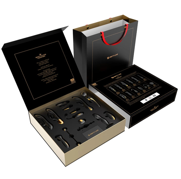 Pretty Love Queens Black &amp; Gold Deluxe - Zestaw 12 urządzeń premium