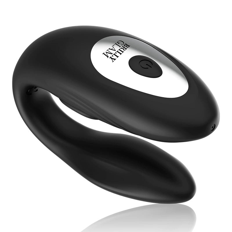 Brilly Glam COUPLE Pulsing &amp; Vibrating - Model dla Par z Pilotem, Fioletowy