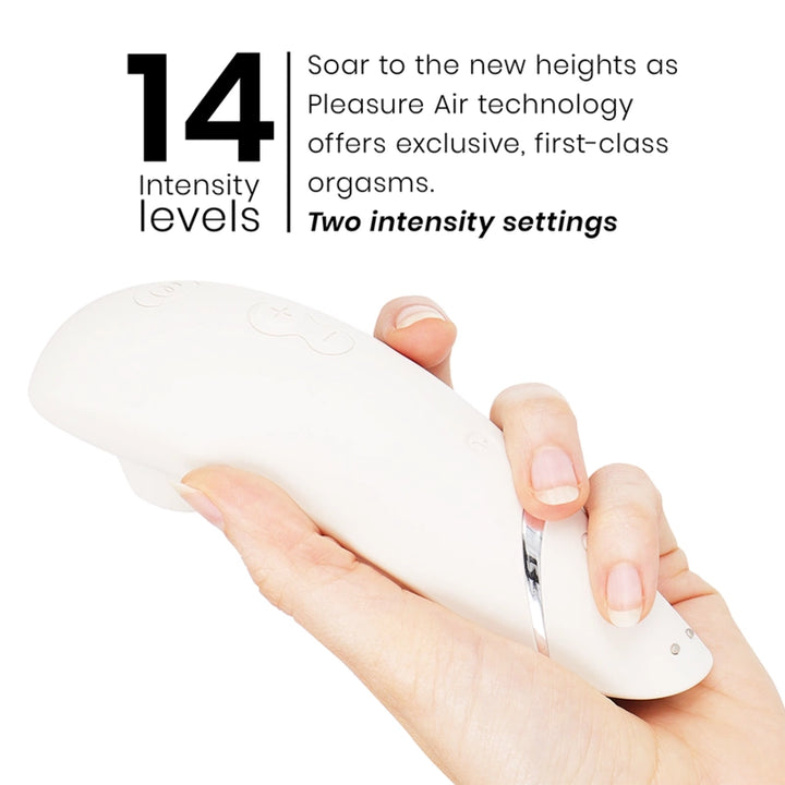 Womanizer Premium 2 - air stimulator, grey, 14 levels, IPX7