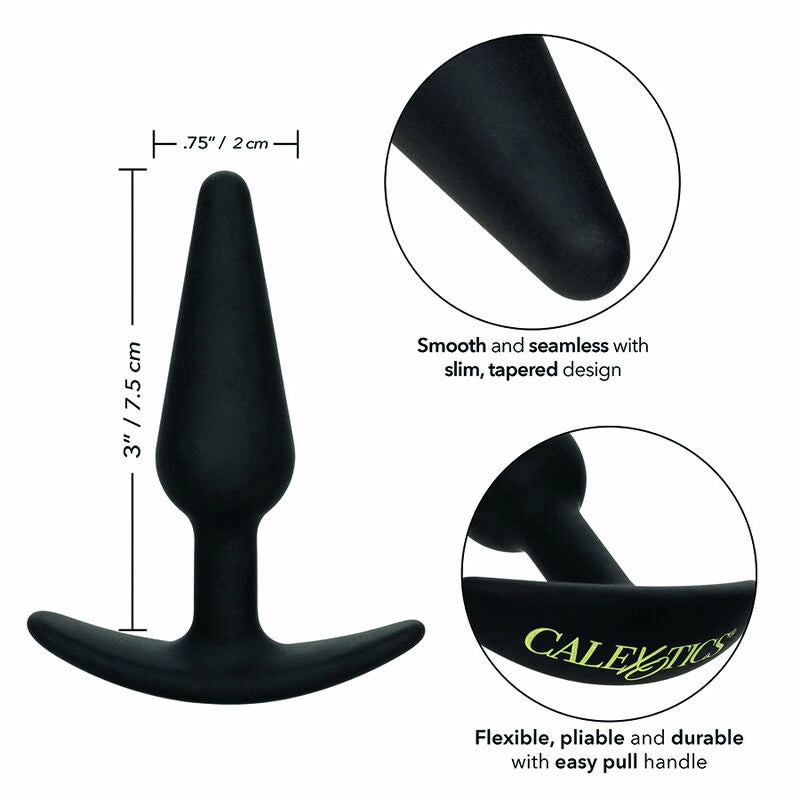 CalExotics Boundless Slim Plug silikonowy model anatomiczny 7,5x2cm