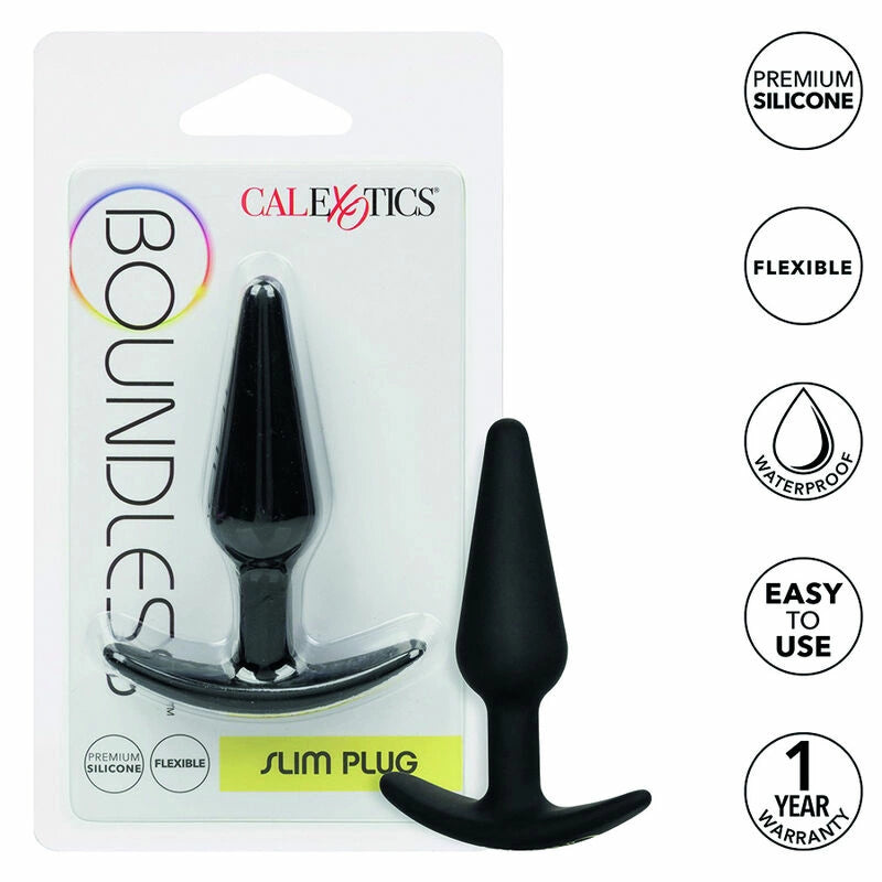 CalExotics Boundless Slim Plug silikonowy model anatomiczny 7,5x2cm