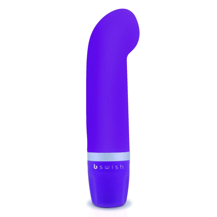 B Swish Bcute Classic Curve Purple - 10cm Curved Vibrating Model