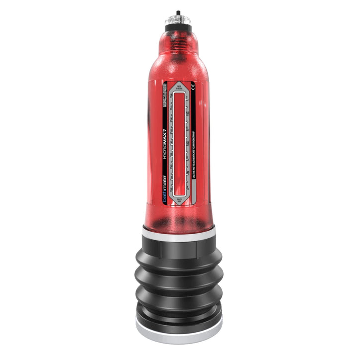Bathmate Hydromax7 Brilliant Red hydro pump system 13-18 cm
