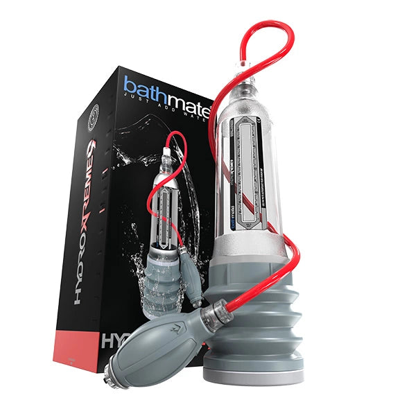 Bathmate Hydroxtreme9 Crystal Clear - water system with accessory kit