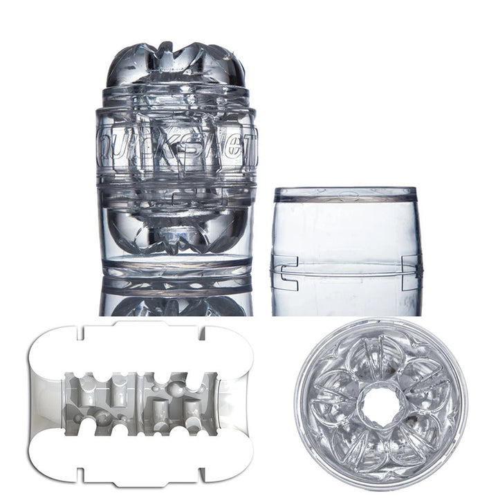 Fleshlight Quickshot Vantage - compact intimate machine, transparent