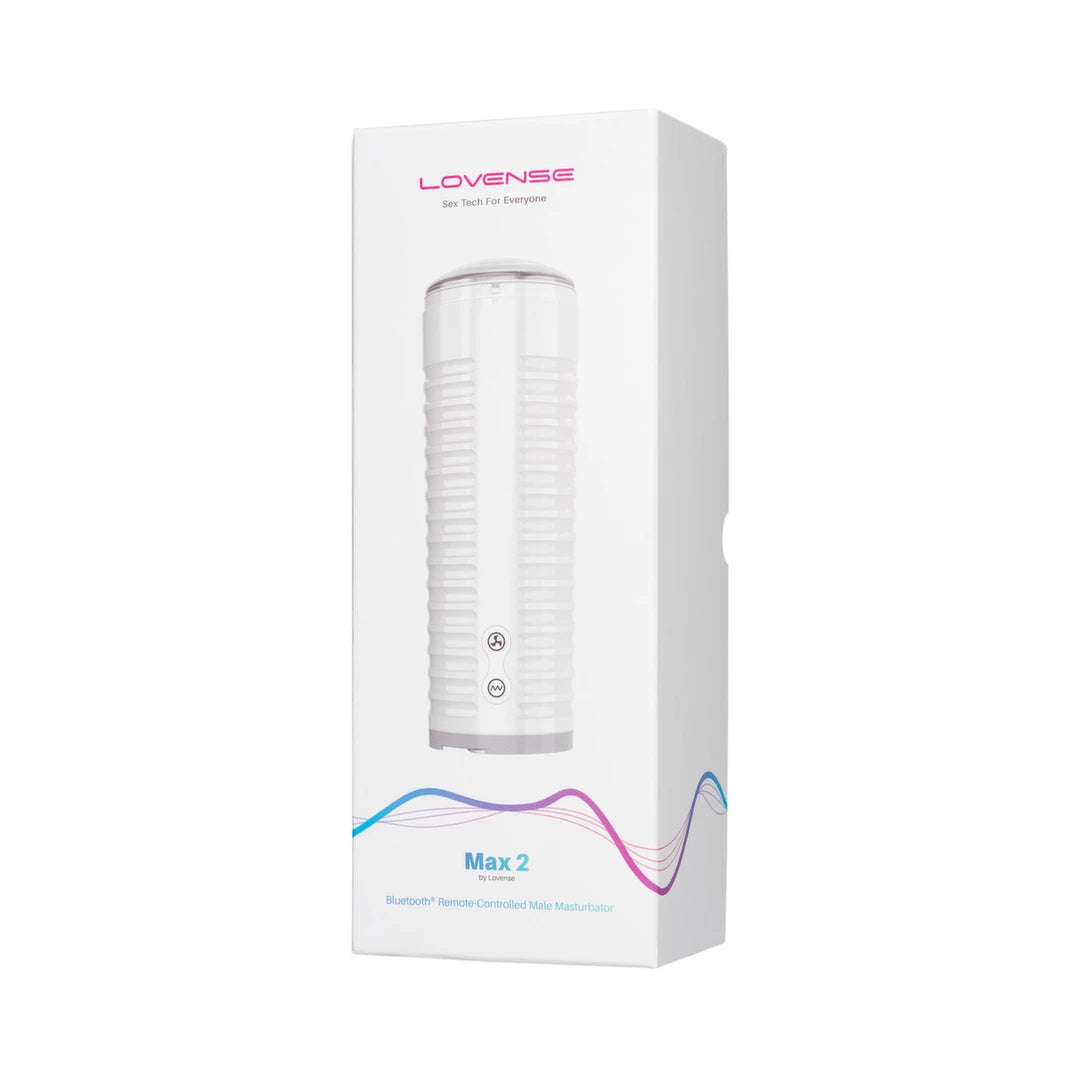 Lovense Max 2 - App-controlled interactive intimate machine, white