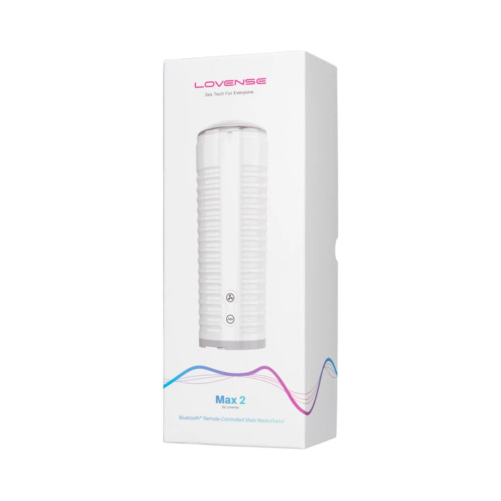Lovense Max 2 - App-controlled interactive intimate machine, white