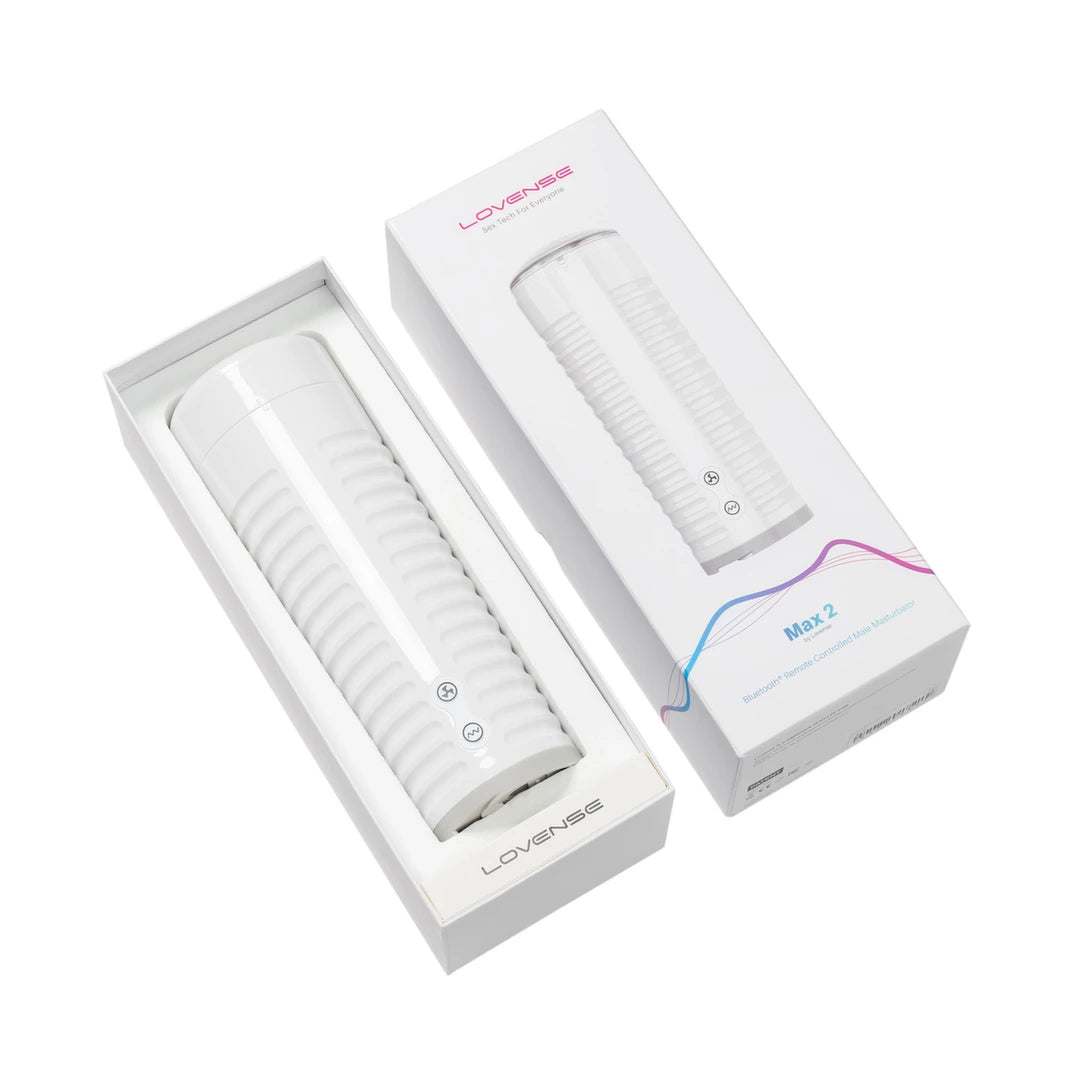 Lovense Max 2 - App-controlled interactive intimate machine, white