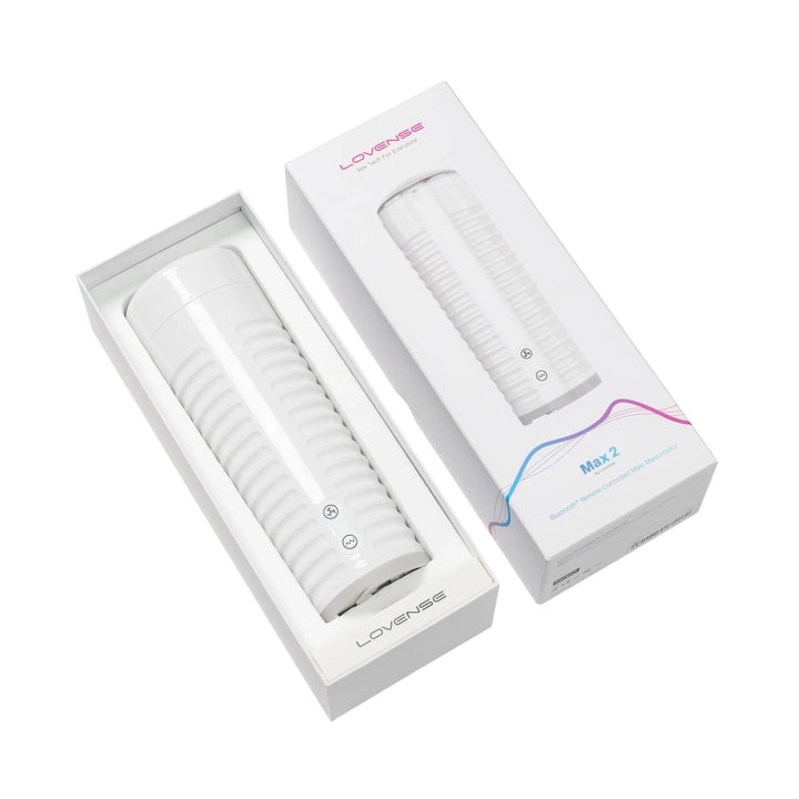 Lovense Max 2 - App-controlled interactive intimate machine, white