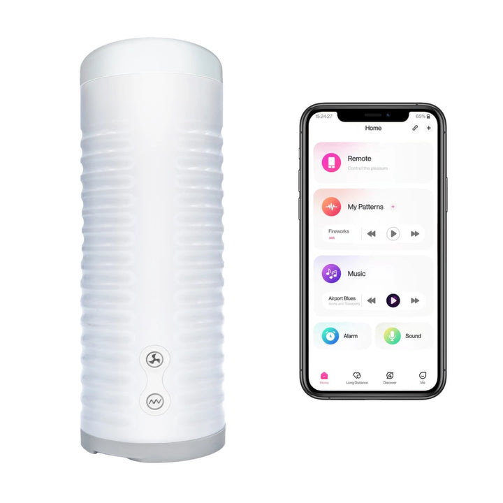Lovense Max 2 - App-controlled interactive intimate machine, white