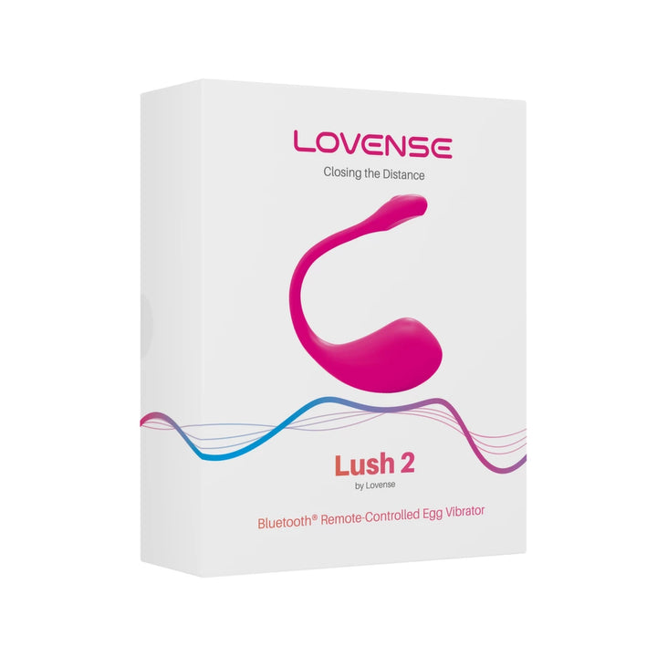 Lovense Lush 2 - Wibrujące Jajko Bluetooth z Aplikacją, Rożowe