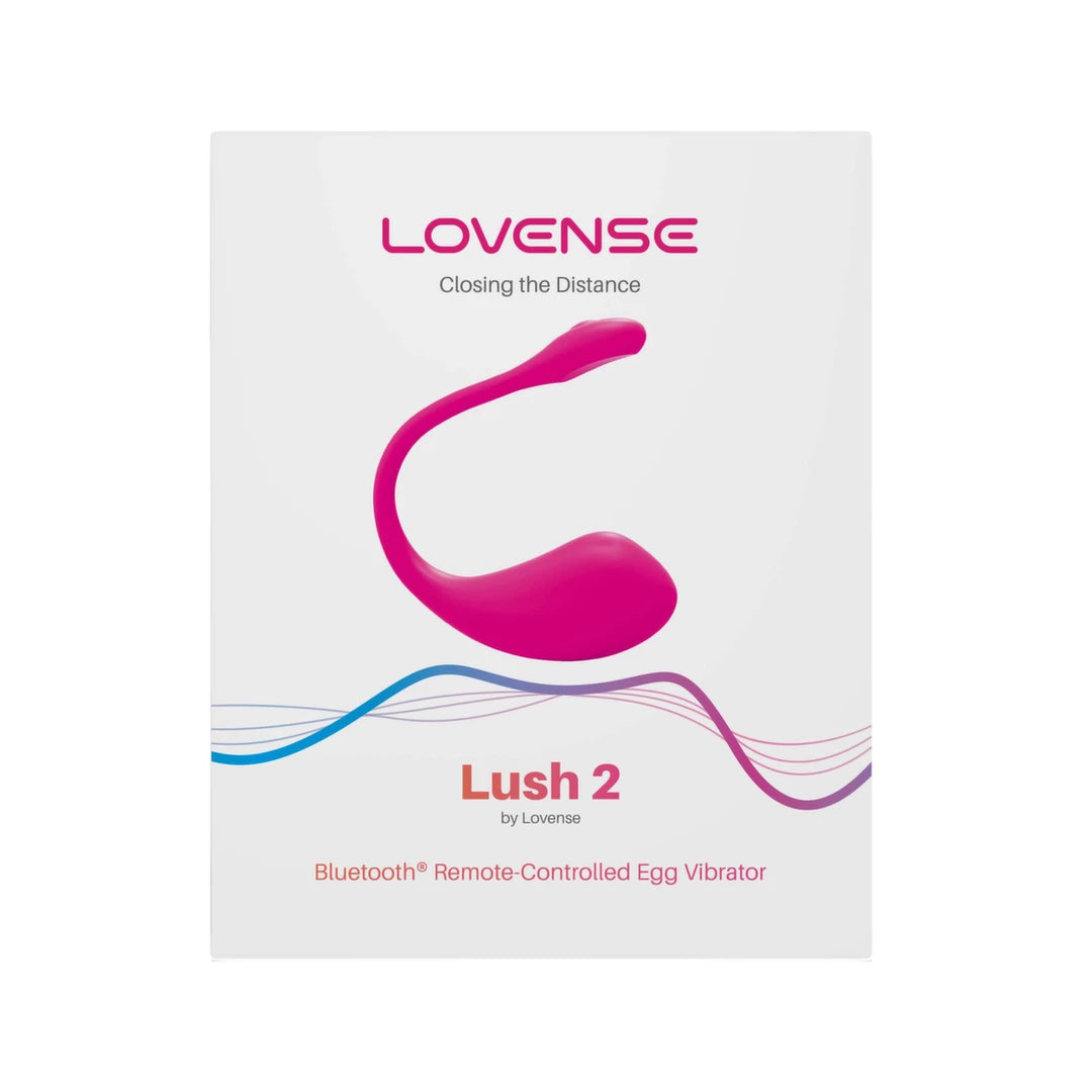 Lovense Lush 2 - Wibrujące Jajko Bluetooth z Aplikacją, Rożowe