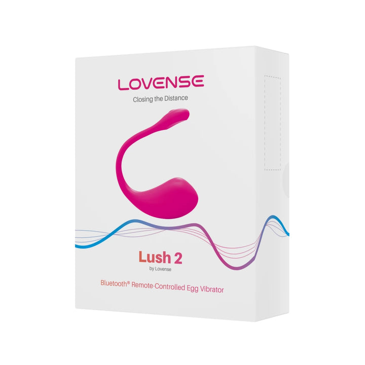 Lovense Lush 2 - Wibrujące Jajko Bluetooth z Aplikacją, Rożowe