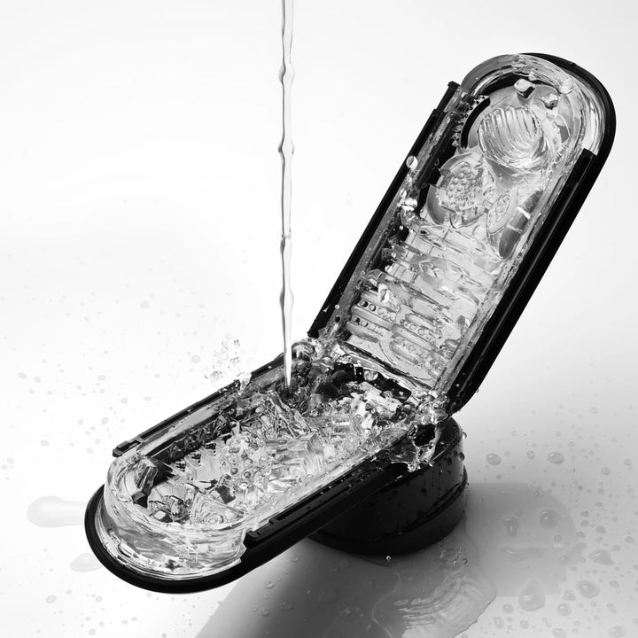 Tenga Flip Zero Black - advanced intimate device, Strong edition