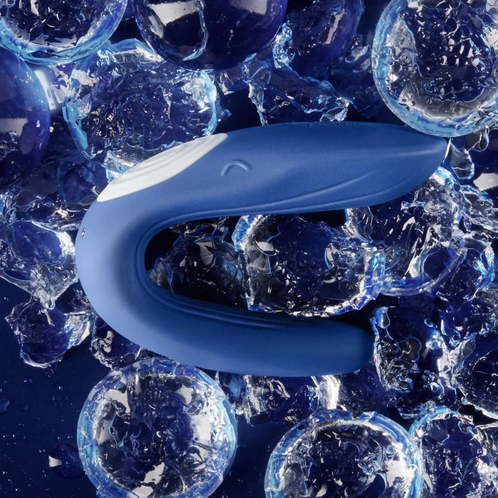 Satisfyer Partner Vibrator for Couples, 10 modes, silicone, USB charging