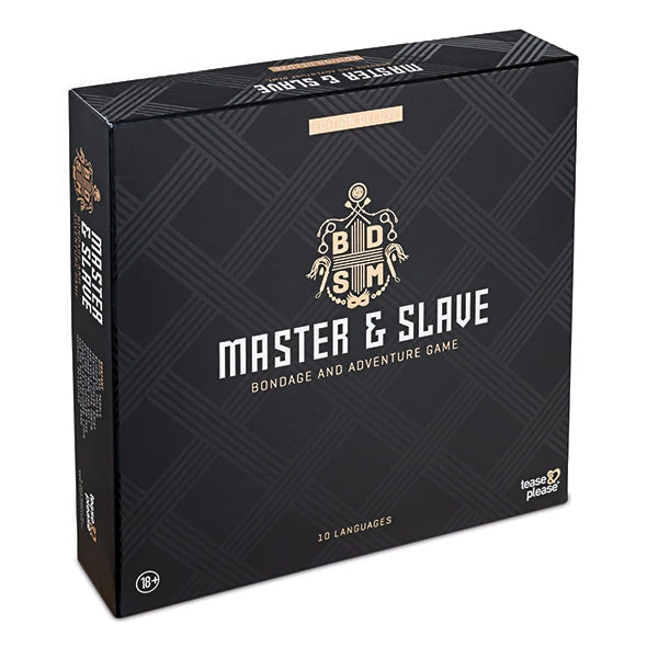 Tease &amp; Please Master &amp; Slave Deluxe - Game with accessories and cards PL/EN