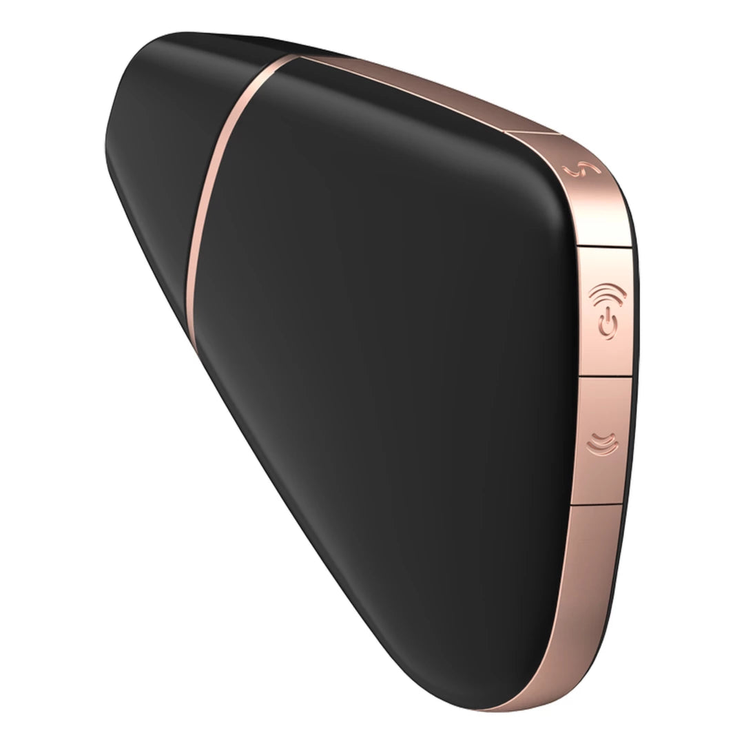 Satisfyer Love Triangle Black - Model with Air Pulse System and Bluetooth