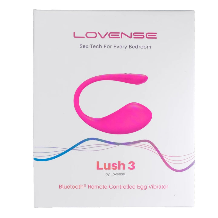 Lovense Lush 3 Pink - Interactive Bluetooth Egg, 5h runtime