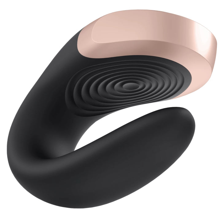 Satisfyer Double Love Black - a model for couples, app and remote controlled