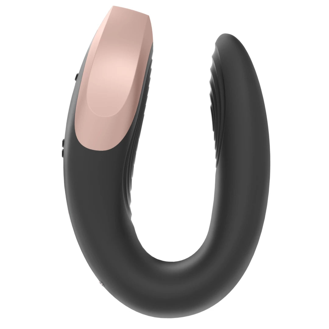 Satisfyer Double Love Black - a model for couples, app and remote controlled