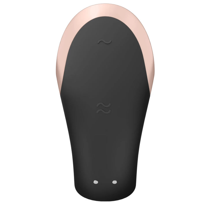 Satisfyer Double Love Black - a model for couples, app and remote controlled