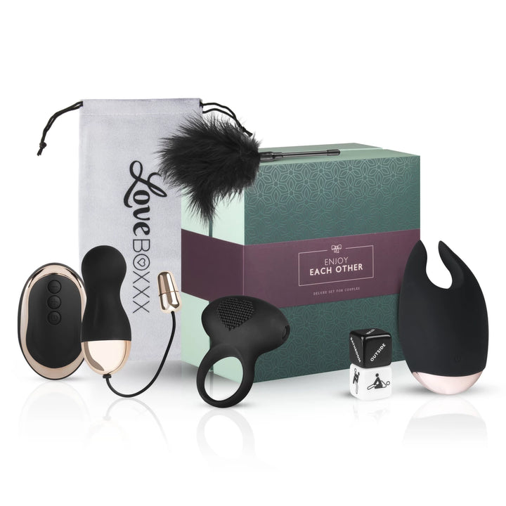 Loveboxxx Romantic Couples Box - Accessories Set for Couples