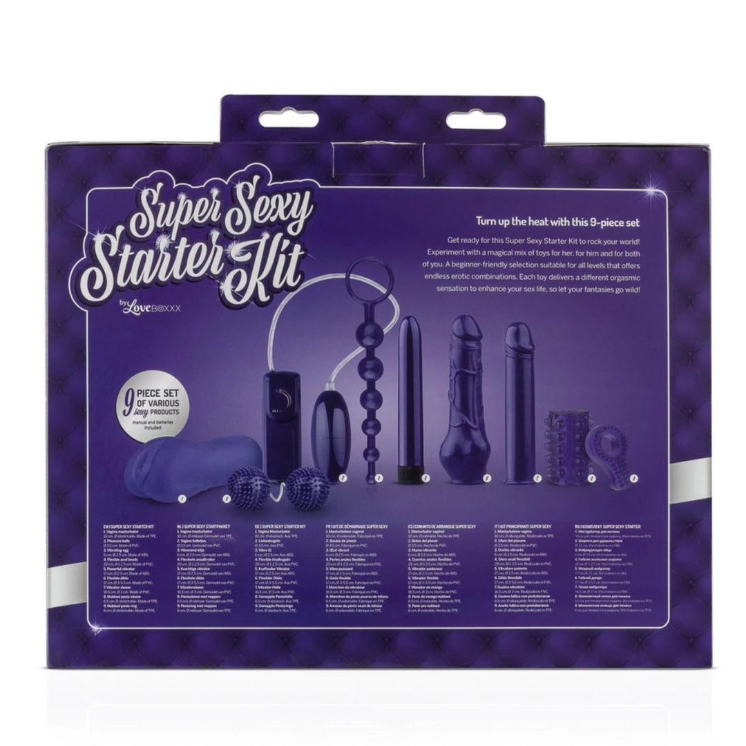 Loveboxxx Super Sexy Starter Kit - A set of accessories for couples and singles