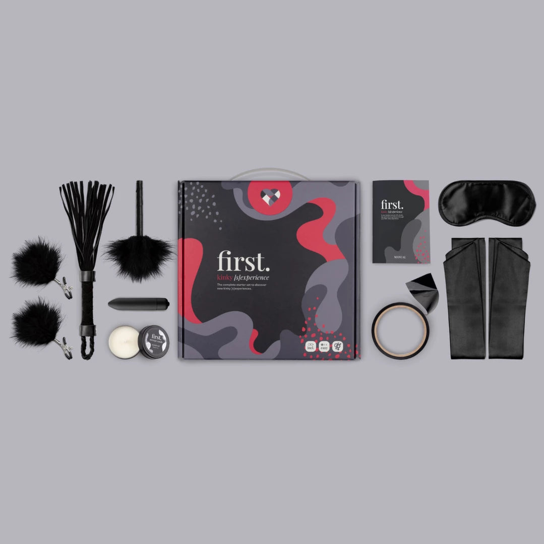 First. Kinky Experience Starter Set - Accessory Kit for Beginners