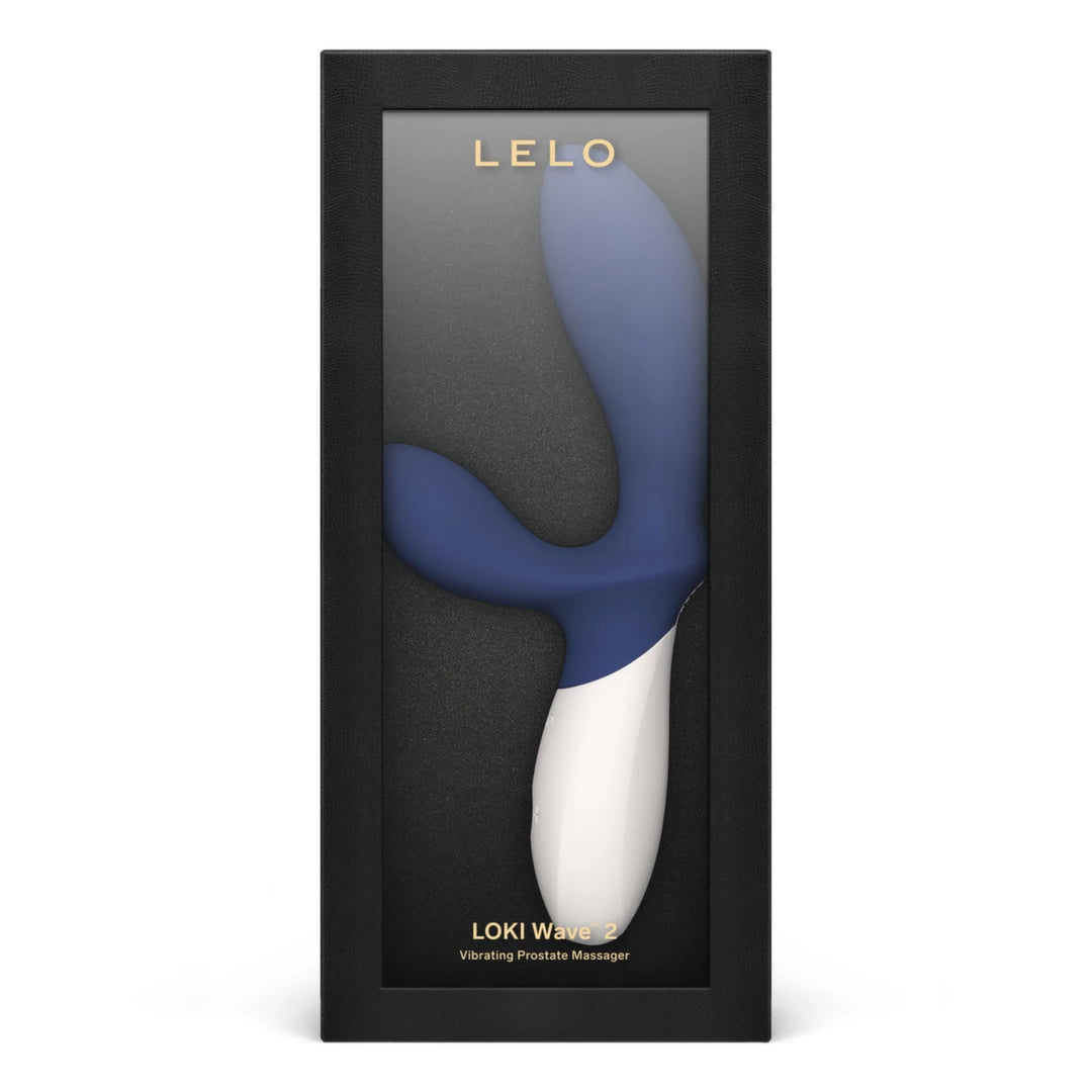 LELO Loki Wave 2 Base Blue - massager with WaveMotion technology, 12 modes