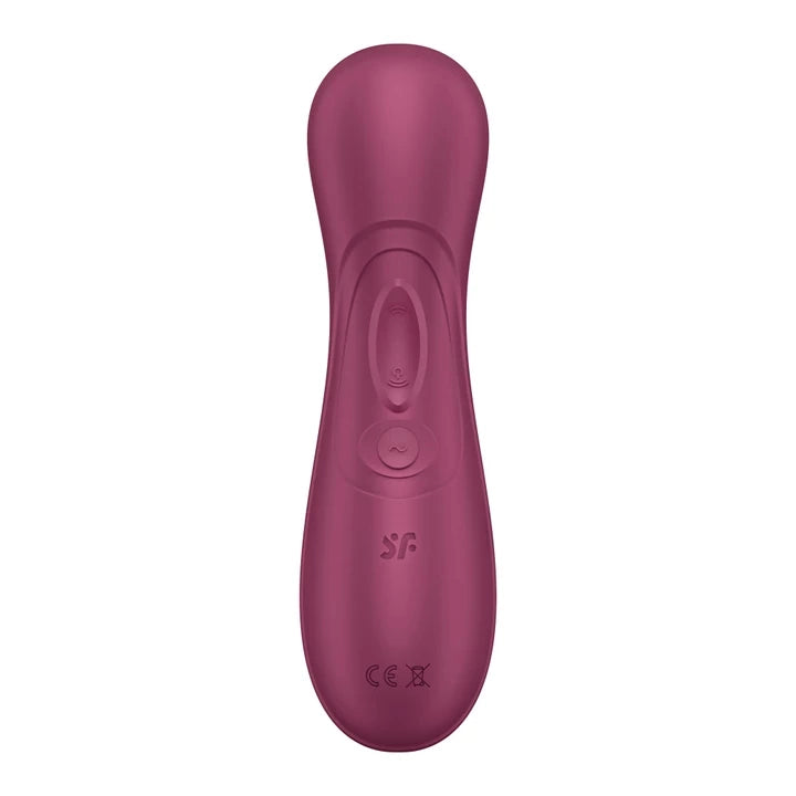 Satisfyer Pro 2 Generation 3 Red - System Air Pulse, aplikacja, 2 nakładki