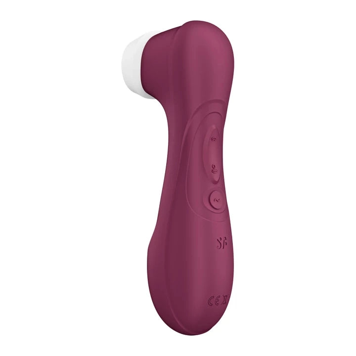 Satisfyer Pro 2 Generation 3 Red - System Air Pulse, aplikacja, 2 nakładki