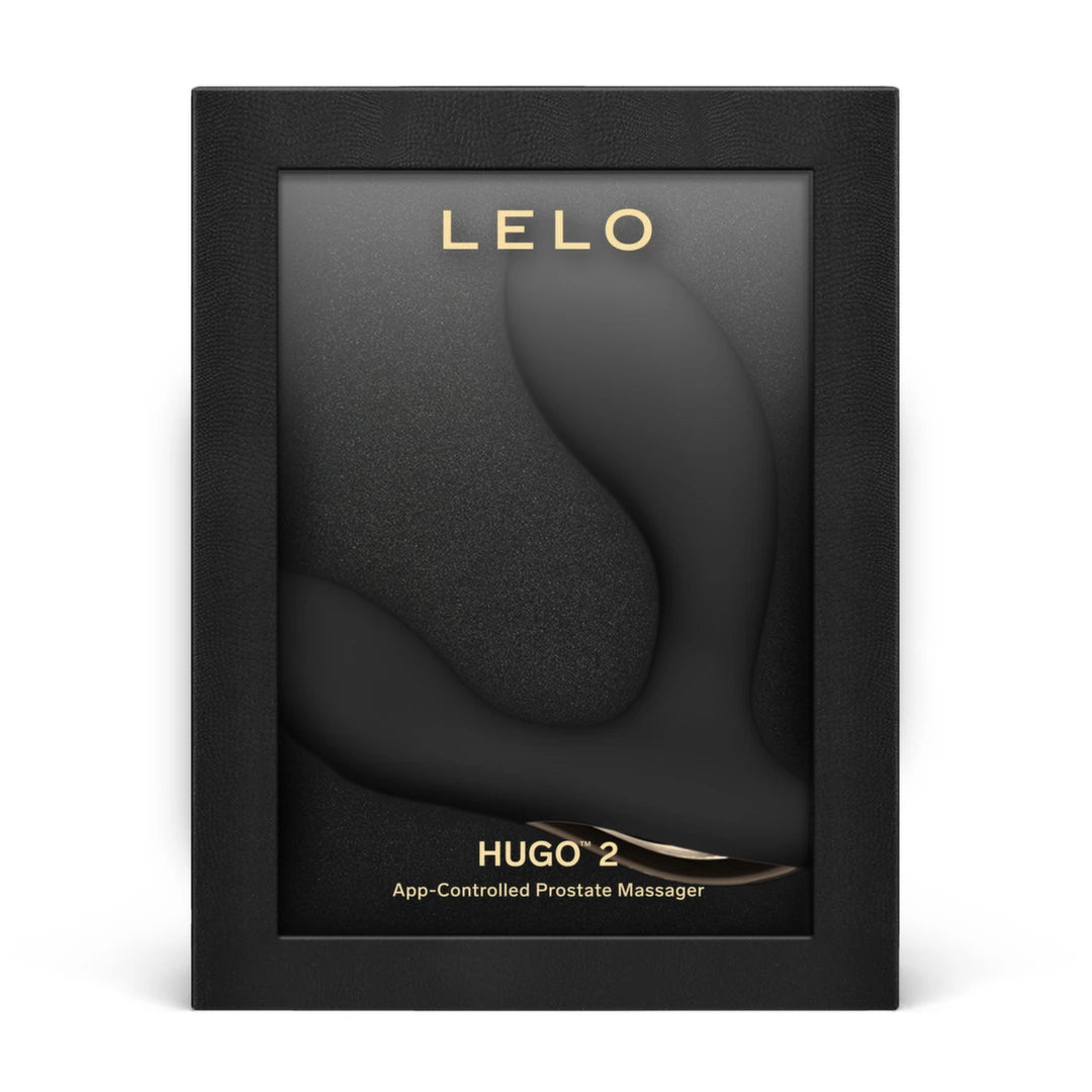 LELO Hugo 2 Black - anatomic massager with app, 16 modes
