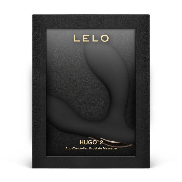 LELO Hugo 2 Black - anatomic massager with app, 16 modes
