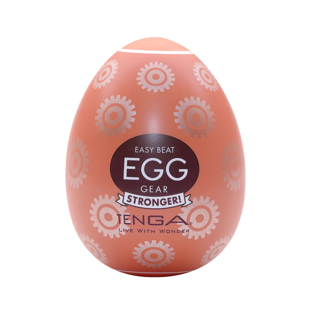 Tenga Egg Gear II - kompaktowa maszyna intymna o spiralnej teksturze
