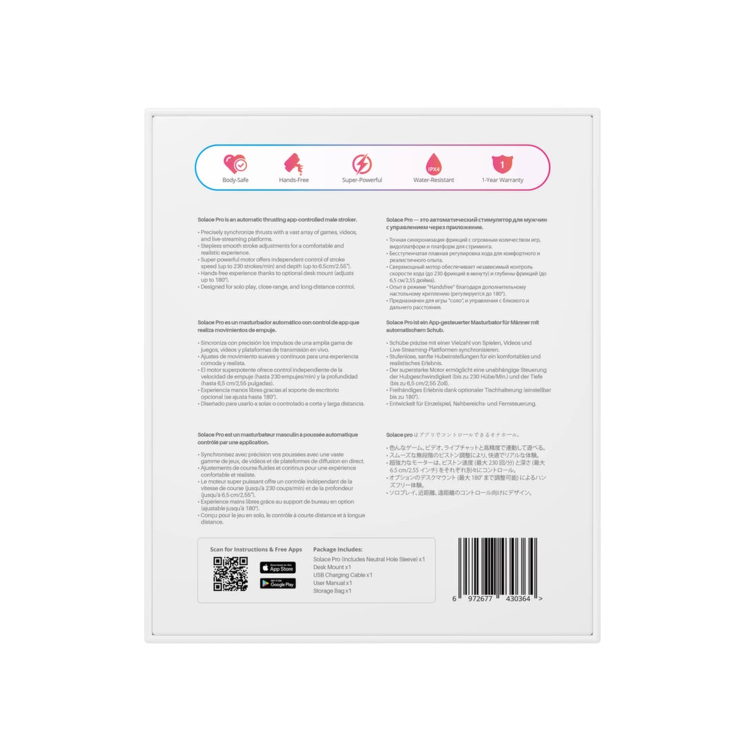 Lovense Solace Pro - Automatic Intimate Machine with AI Adjustment and Sync