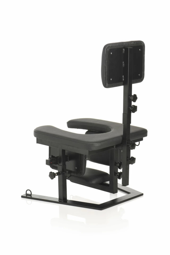 XR Brands Pleasure Throne Adjustable Intimacy Chair Black 120kg
