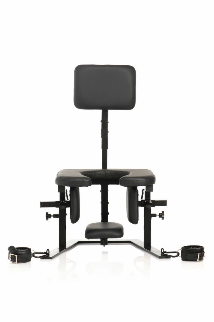 XR Brands Pleasure Throne Adjustable Intimacy Chair Black 120kg