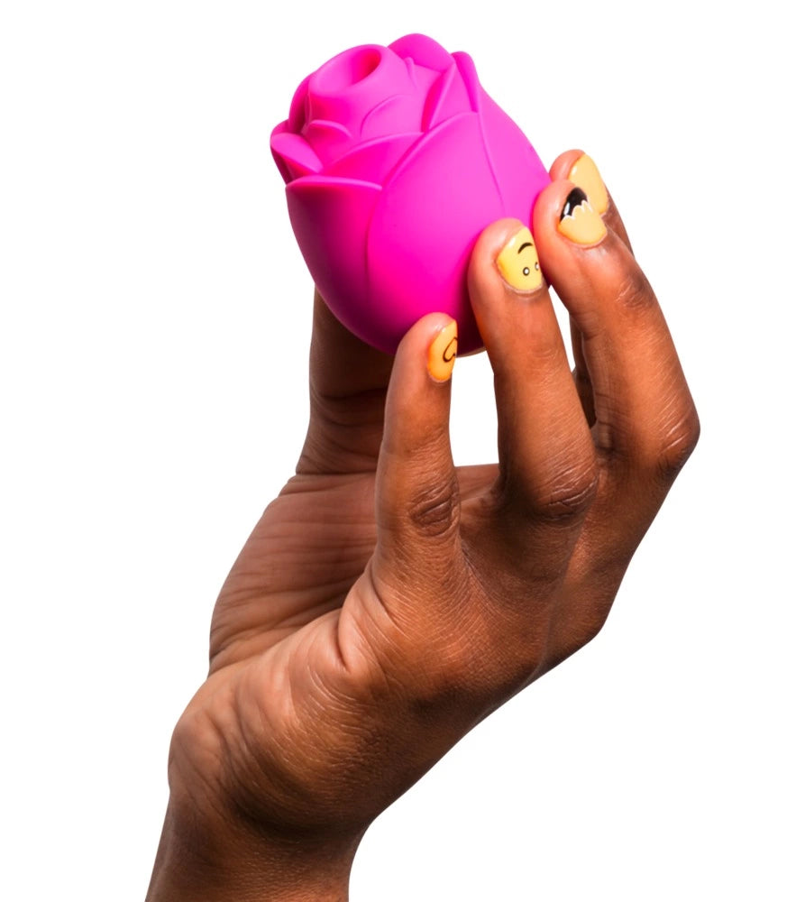 ROMP Rose - Stymulator powietrzny w kształcie roży, silikonowy, 7,6 cm