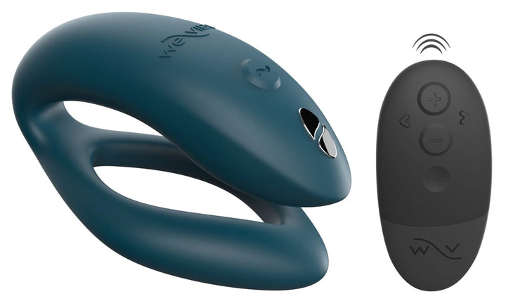 We-Vibe Sync O Petrol Green - model dla par, sterowanie zdalne, silikon