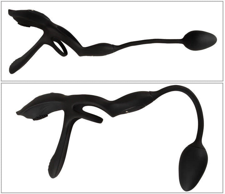 Couples Choice RC 5-in-1 Multifunctional Vibrating System Black