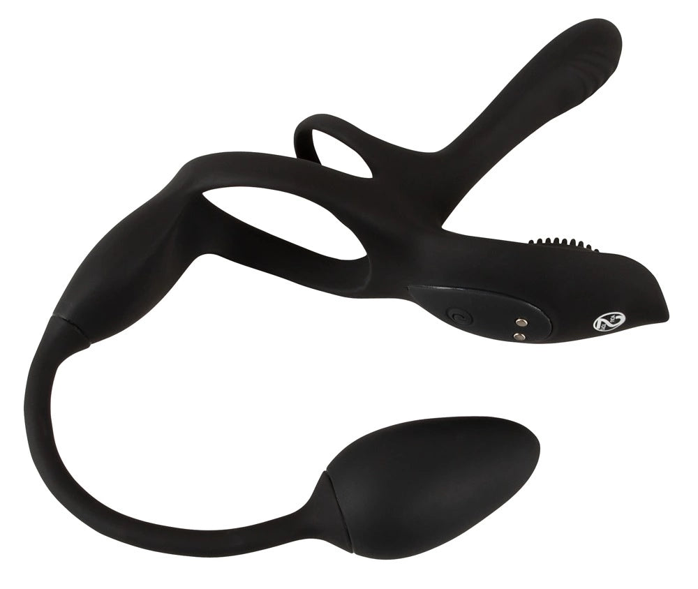 Couples Choice RC 5-in-1 Multifunctional Vibrating System Black