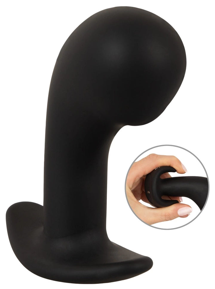 ANOS Big Head Prostate Plug silicone massager with USB vibrations 10 modes