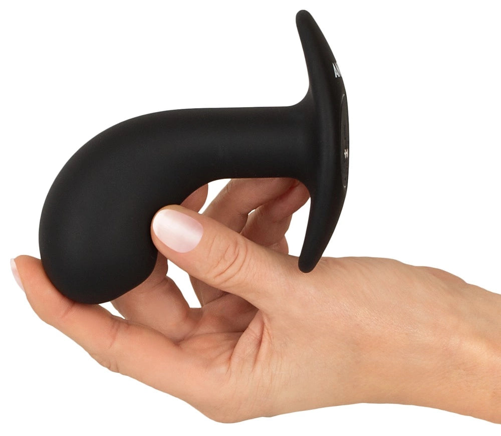 ANOS Big Head Prostate Plug silicone massager with USB vibrations 10 modes
