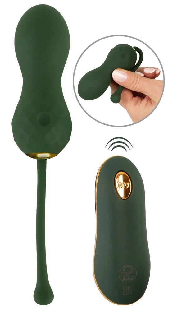 Emerald Love Luxurious RC - kulki trenujące z pilotem, zielone