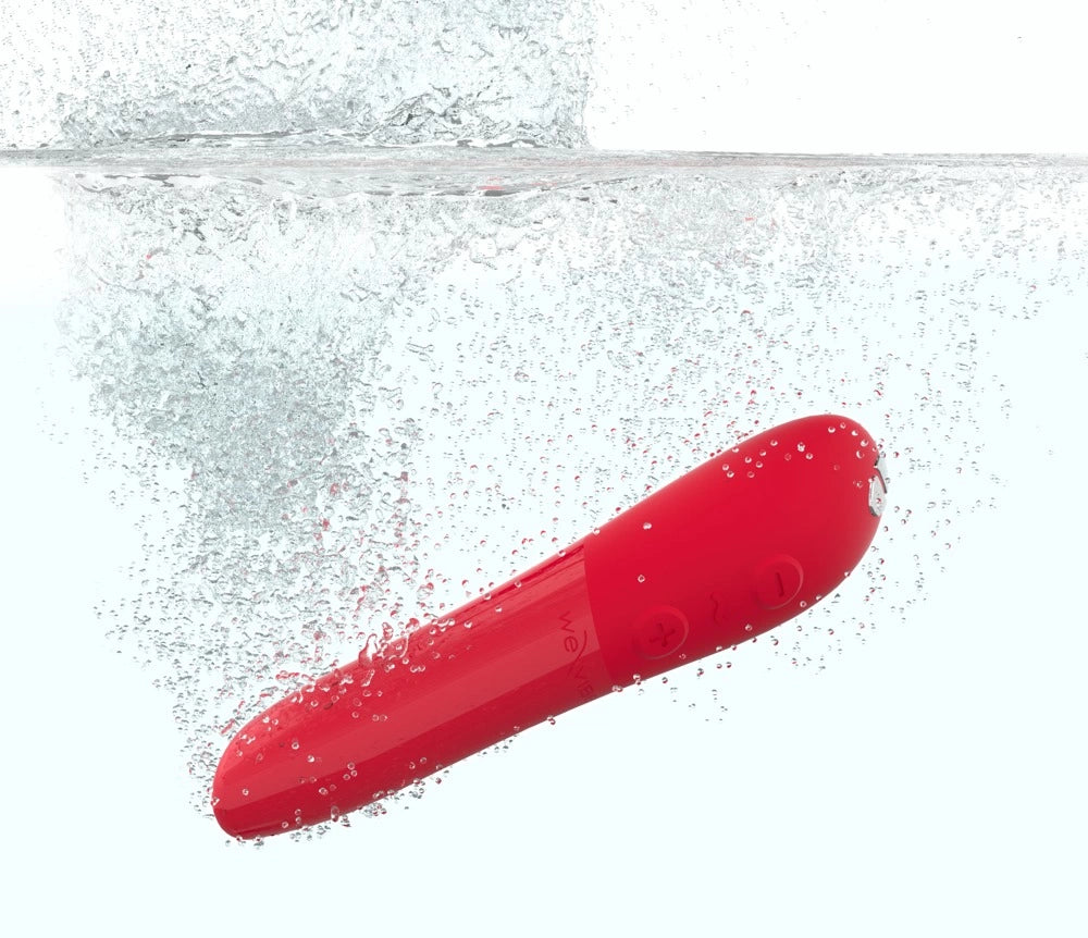We-Vibe Tango X Cherry Red - Kompaktowy stymulator z 8 prędkościami